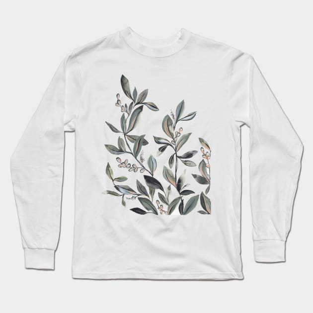 Growing Bush Long Sleeve T-Shirt by themintgardener